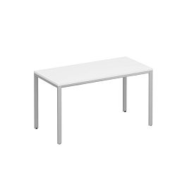 Стол письменный на металлокаркасе МП2 Комфорт МП2 К.С2 162 БП белый премиум / серый - Фото предпросмотра