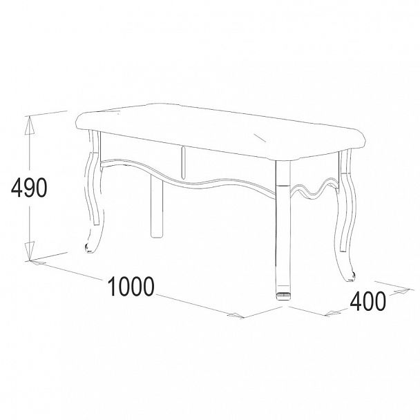 Банкетка "Ольга 10" 1000 - Вид 2
