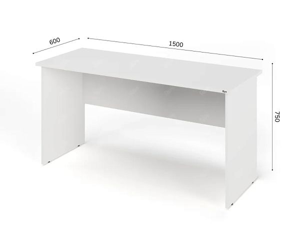 ЛАЙТ / LIGHT RLG001-15x6 Прямоугольный стол 150x60x75 Белый - Вид 2
