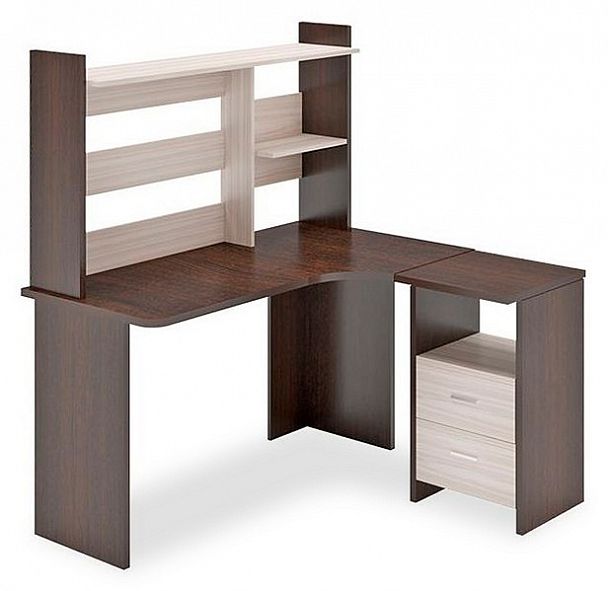 Стол компьютерный Домино Lite СКЛ-Угл130+НКЛ-130 - Вид 1