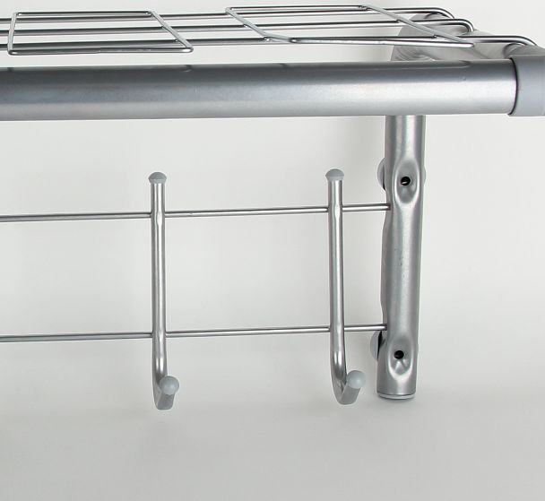 Вешалка Sheffilton SHT-WH7 хром лак/серый - Вид 4