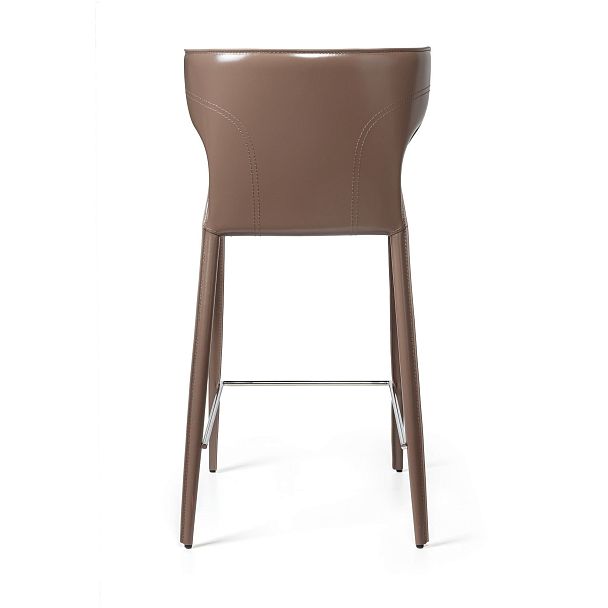 Стул полубарный Austin, кожа капучино - Вид 7