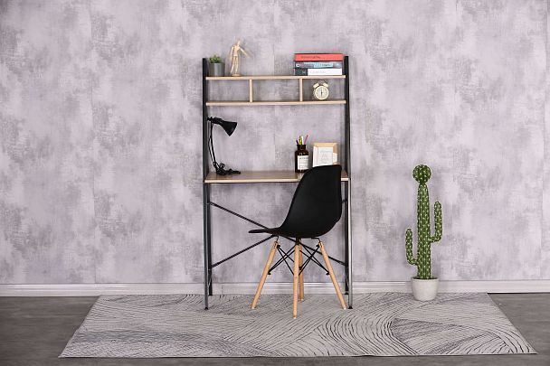 Стол офисный Sheffilton SHT-T36 черный/скандинавский орех - Вид 3