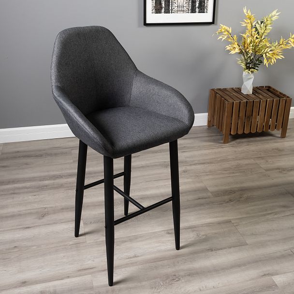 Кресло Бар.Kent тёмно-серый/черный - Вид 11