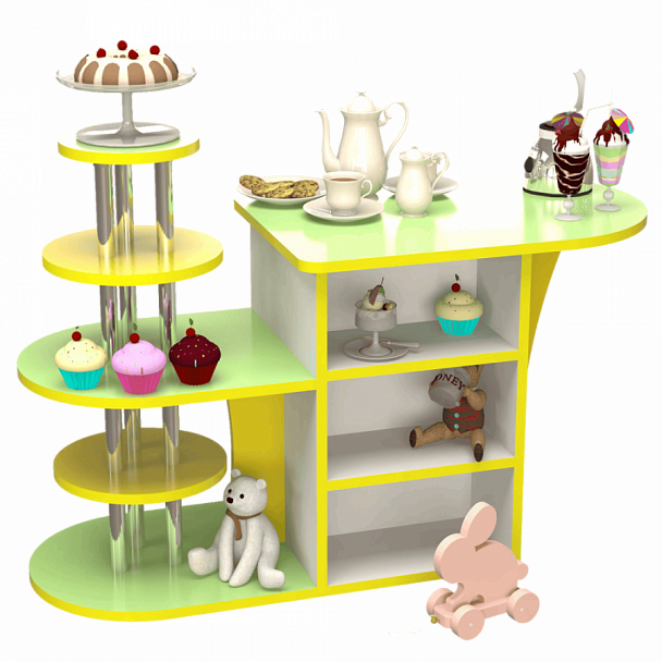 Игровая стенка Кондитерская ИМФ-006 - Вид 1