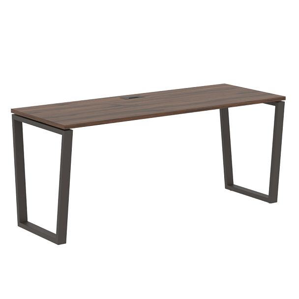 Стол прямой EVST 1767 Дуб Денвер тёмный/Мокко 1760х670х750 EDIS - Вид 1