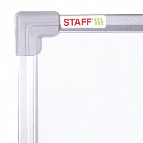 Доска магнитно-маркерная НА СТЕНДЕ 90х120 см, 2-сторонняя, STAFF ECO, 238143 - Вид 6