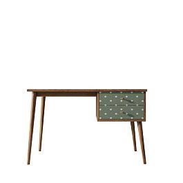 Стол рабочий Berber принт 12 с одной тумбой арт BB20/Print_12 - Фото предпросмотра