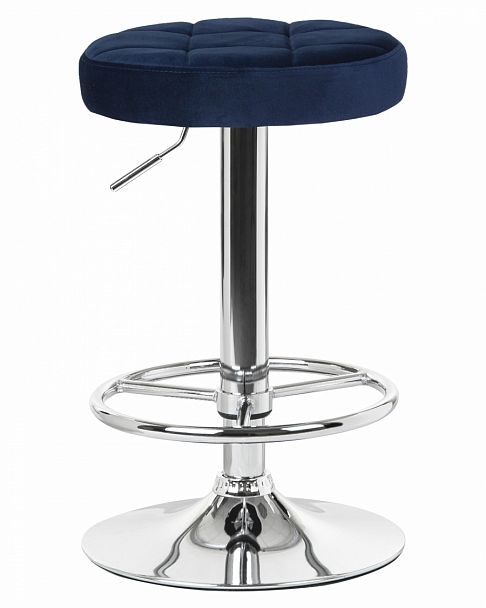 Табурет барный DOBRIN BRUNO (синий велюр (MJ9-117)) - Вид 1