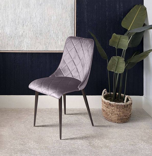 Стул Patrik, бархат светло-серый 26 - Вид 7