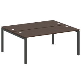 Metal System Quattro Р. ст. на П-образном м/к 50БП.РАС-СП-2.5 Венге/Антрацит металл 1800*1475*750 - Фото предпросмотра