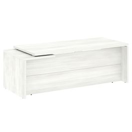 Yalta Стол руководителя LT.B-22 (R) Снежная патина 2200*900*750 - Фото предпросмотра