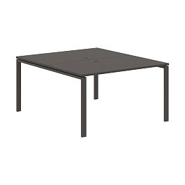 Стол 2-х местный EUWST 1316 Мокко/Мокко 1360х1606х750 EDIS - Фото предпросмотра