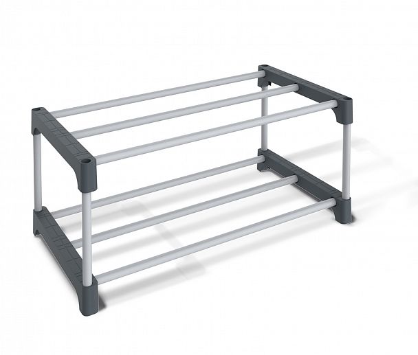 Полка для обуви Sheffilton SHT-SR3-P серый/темно-серый - Вид 3