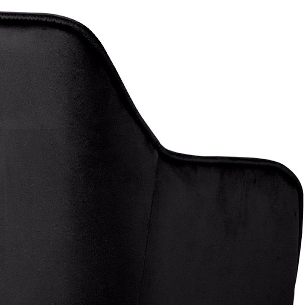 Барное поворотное кресло Мони К, черный H75/белый - Вид 10