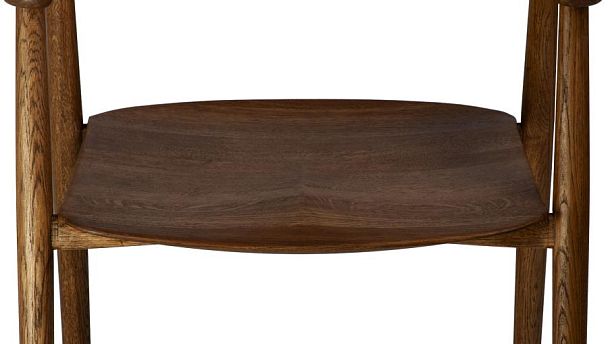 Кресло деревянное из массива дуба Сэн Дуб темный - Вид 11