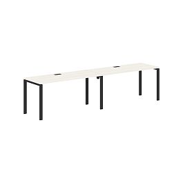 Стол 2-х местный EUWST 3167 Ясень Траун/Черный 3126х670х750 EDIS - Фото предпросмотра