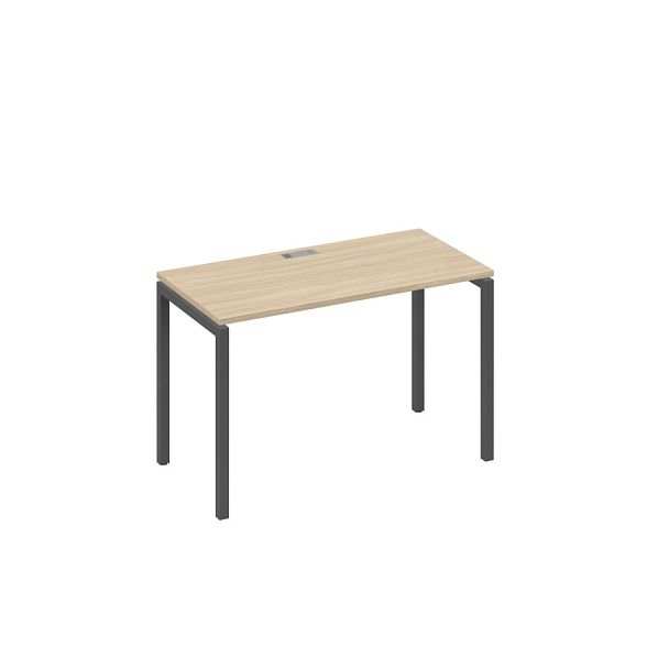 Стол письменный на металлокаркасе DUE A4 А4 Б2 003 БП дуб скандинавский / металлокаркас антрацит - Вид 1