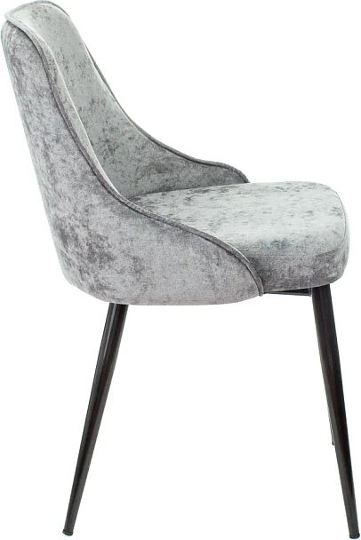 Стул для дома Бюрократ CH-K3 серый Light 19 металл черный на ножках (CH-K3_1/LT19) - Вид 2