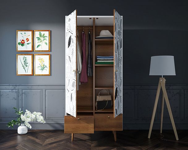 Шкаф двухстворчатый "Berber" принт 9 - Вид 5