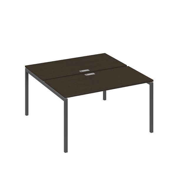 Рабочая станция опоры DUE 2х140 A4 А4 С2 174 БП венге / металлокаркас антрацит - Вид 1