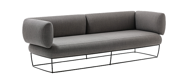 Диван "Деми А-17/8" 2-х местный с подлокотниками - Вид 2