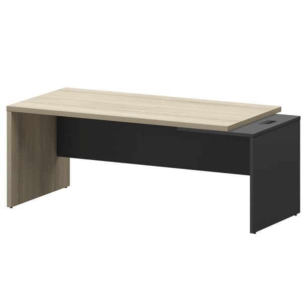 Стол руководителя правый KZ-20R Кронберг/Графит 2000x900x750 Кортез - Вид 1