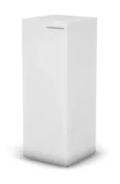 RAC049 ACCORD Шкаф узкий, средний, левый 451х448х1198 Белый премиум - Фото предпросмотра