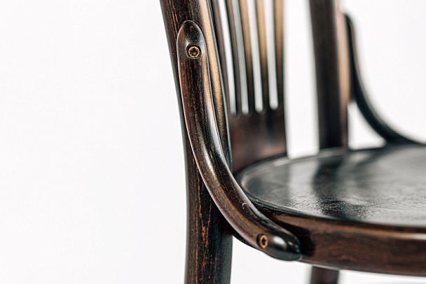 Комплект венских деревянных стульев Ослав темный орех, 4 шт. - Вид 15