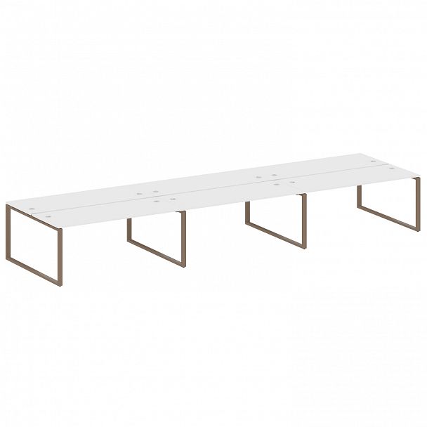 Рабочая станция "Metal System" БО.СМ-6.5 белый/мокко - Вид 1