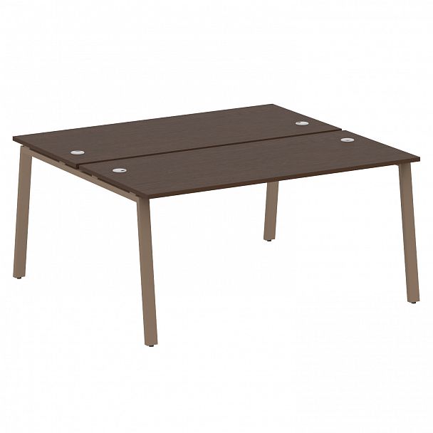 Рабочая станция "Metal System" БА.РАС-СП-2.4 венге/мокко - Вид 1