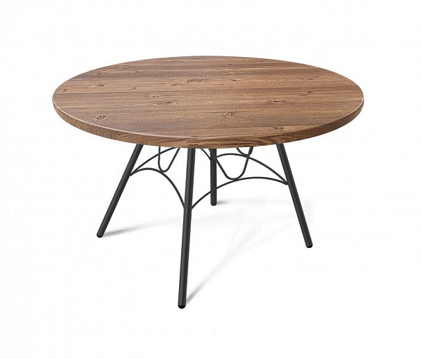 Столик журнальный Sheffilton SHT-S100/МДФ 70 черный муар/светлый орех - Вид 1