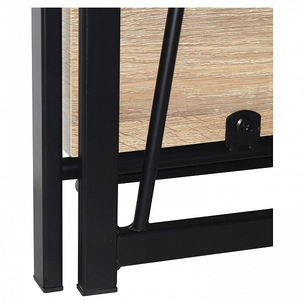 Стеллаж на металлокаркасе BRABIX "LOFT SH-001", 600х300х1250 мм, складной, цвет дуб натуральный, 641230 - Вид 10