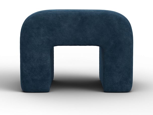 Пуф 008 Велюр синий - Вид 2