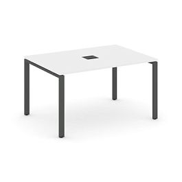 Стайл Проджект Стол переговорный SN-6P.SPRG-001 Белый/Металл Антрацит 980*980*750 - Фото предпросмотра