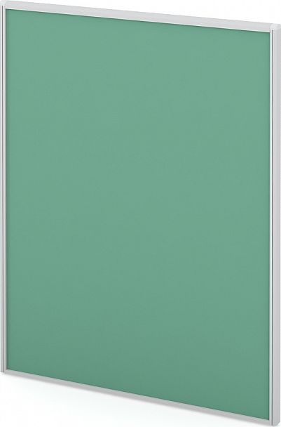 Модуль сплошной "Мобильные офисные перегородки «Логика»" ПК-ЛГ-МДС200х160Д-В1-44 зеленый - Вид 1