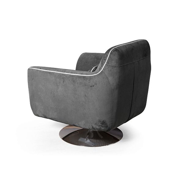 Кресло Marco, искусственная замша Breeze gray - Вид 7