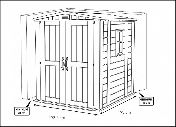 Сарай "FACTOR 6x6" - Вид 12