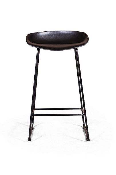 Стул полубарный Leo пластик черный - Вид 8