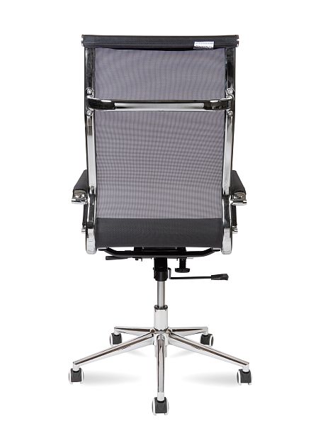 Кресло Хельмут / (black) сталь + хром / черная сетка - Вид 8