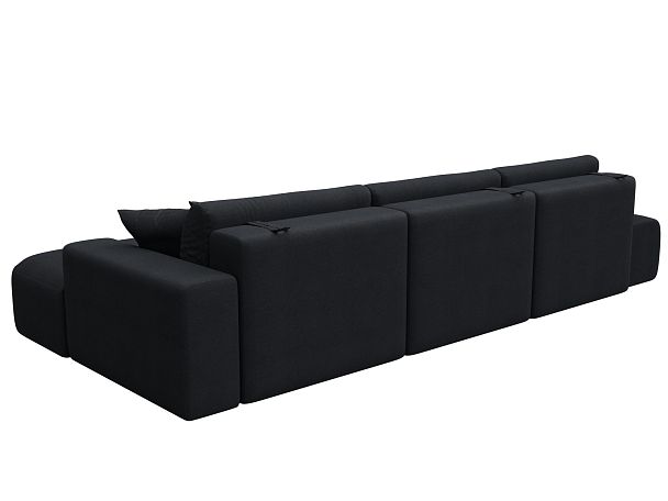 Диван угловой Лига-036 НПБ Модерн Лонг правый угол Искусственная замша серый - Вид 6