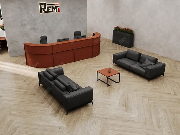 ЛАЙТ / LIGHT RLG065-8x8 Блок ресепшн 80x80x125 Орех Итальянский - Вид 8