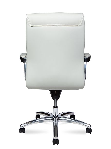 Кресло офисное Sorbonne LB ivory / слоновая кость экокожа - Вид 6
