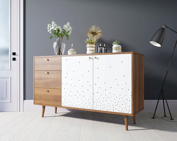 Комод Berber с двумя дверками и ящиками 15 принт арт BB05/Print_15 - Вид 3