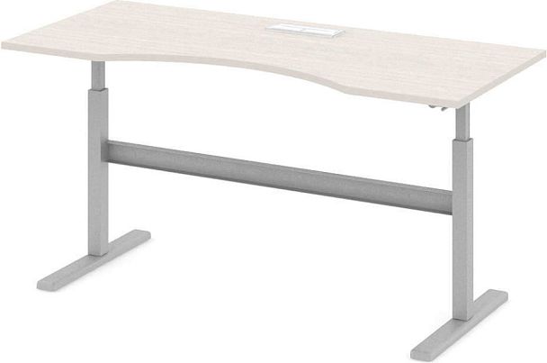 Стол офисный рабочий С-ТРС59 "Трансформер"  ПК-ТРС-СТЭ180Х80КК/МРМ-В1-30 дуб альпийский - Вид 1