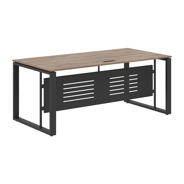 Стол руководителя EST 189M Кария Пальмира/Антрацит 1800х900х750 ENIO - Вид 1