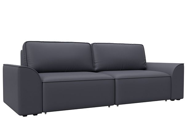 Диван прямой Лига-048 НПБ Экокожа серый - Вид 1