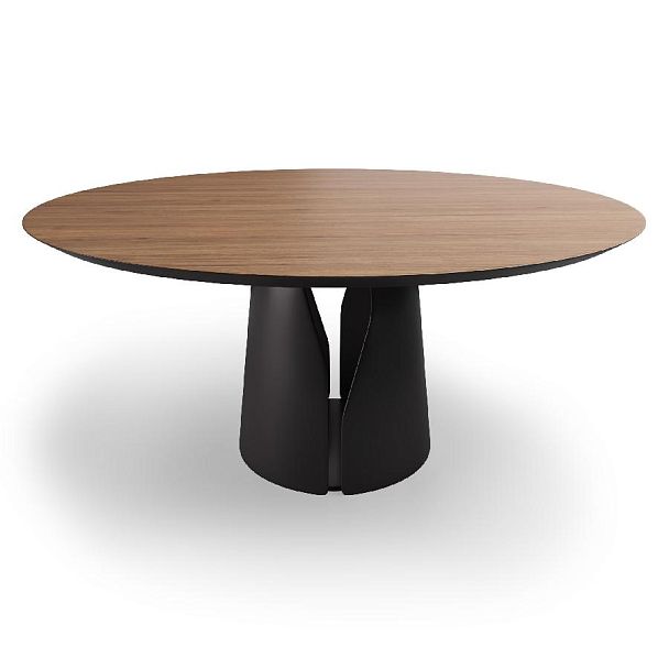 Стол круглый GIO 140, шпон - Вид 1