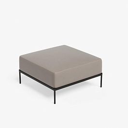 Rio Модуль без спинки РСЕ-03 Линкольн 201/Металл Черный 810*810*445 - Фото предпросмотра