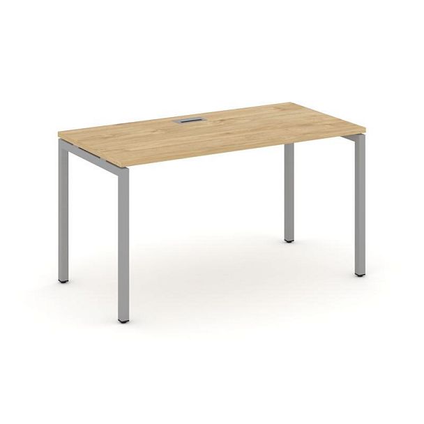 Стайл Проджект Стол письменный SN-4P.SP-004 Тиквуд Светлый/Металл Серый 1580*600*750 - Вид 1